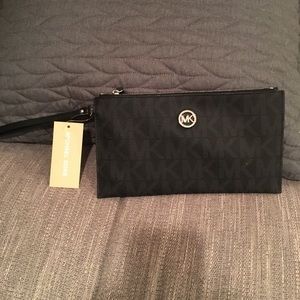 Michael Kors Black wristlet